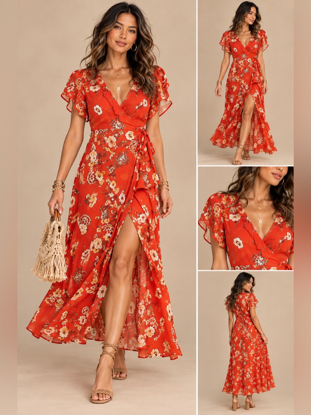 Free People Gorgeous Jess Wrap Dress